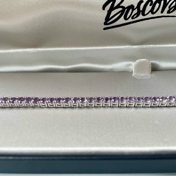 New - Boscov’s Purple Tennis Bracelet - Picture 2 of 4